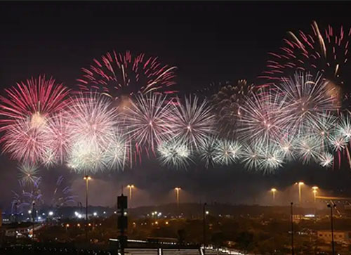淮南焰火晚会